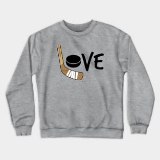 Love Hockey Color Crewneck Sweatshirt